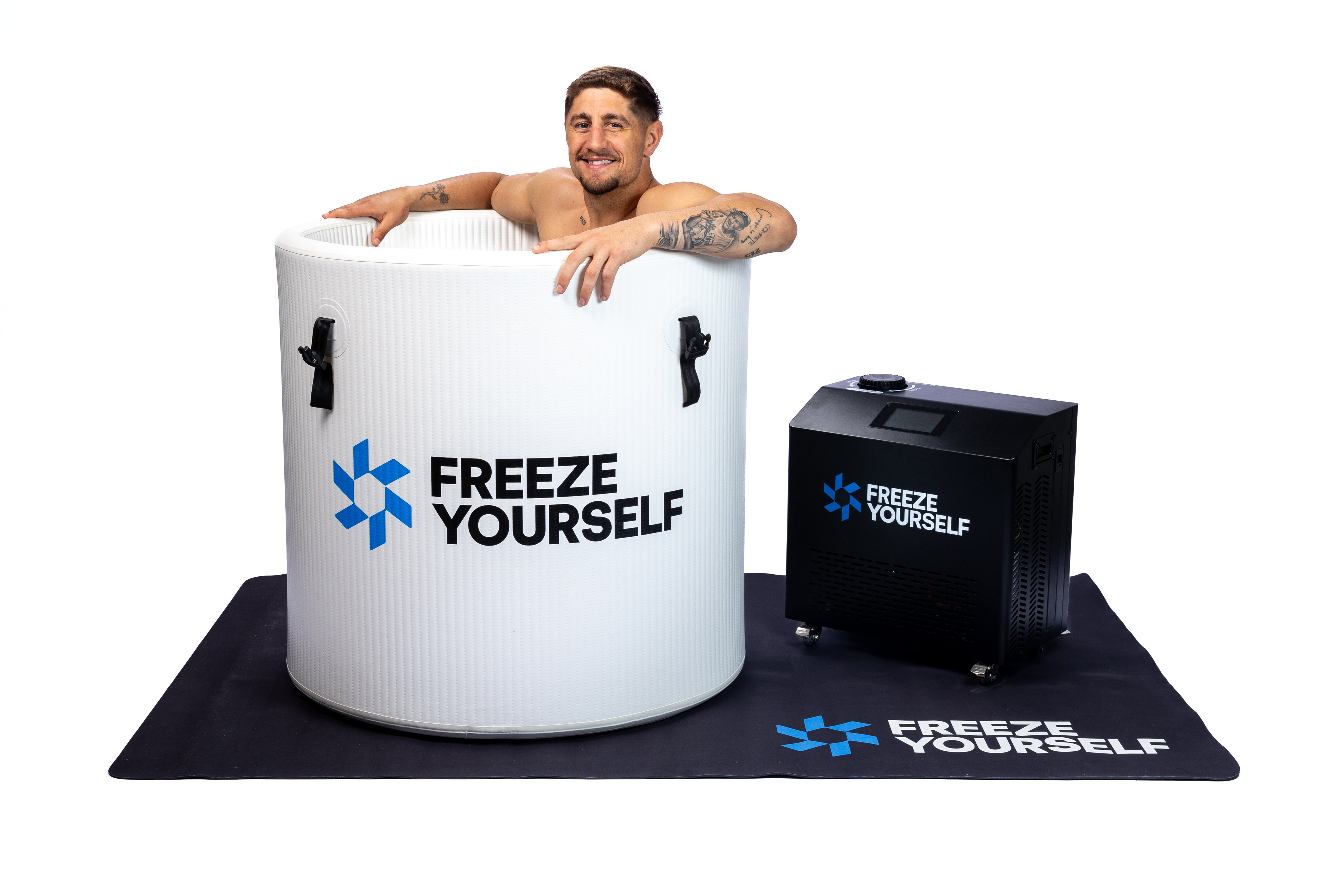 Barrel ice bath