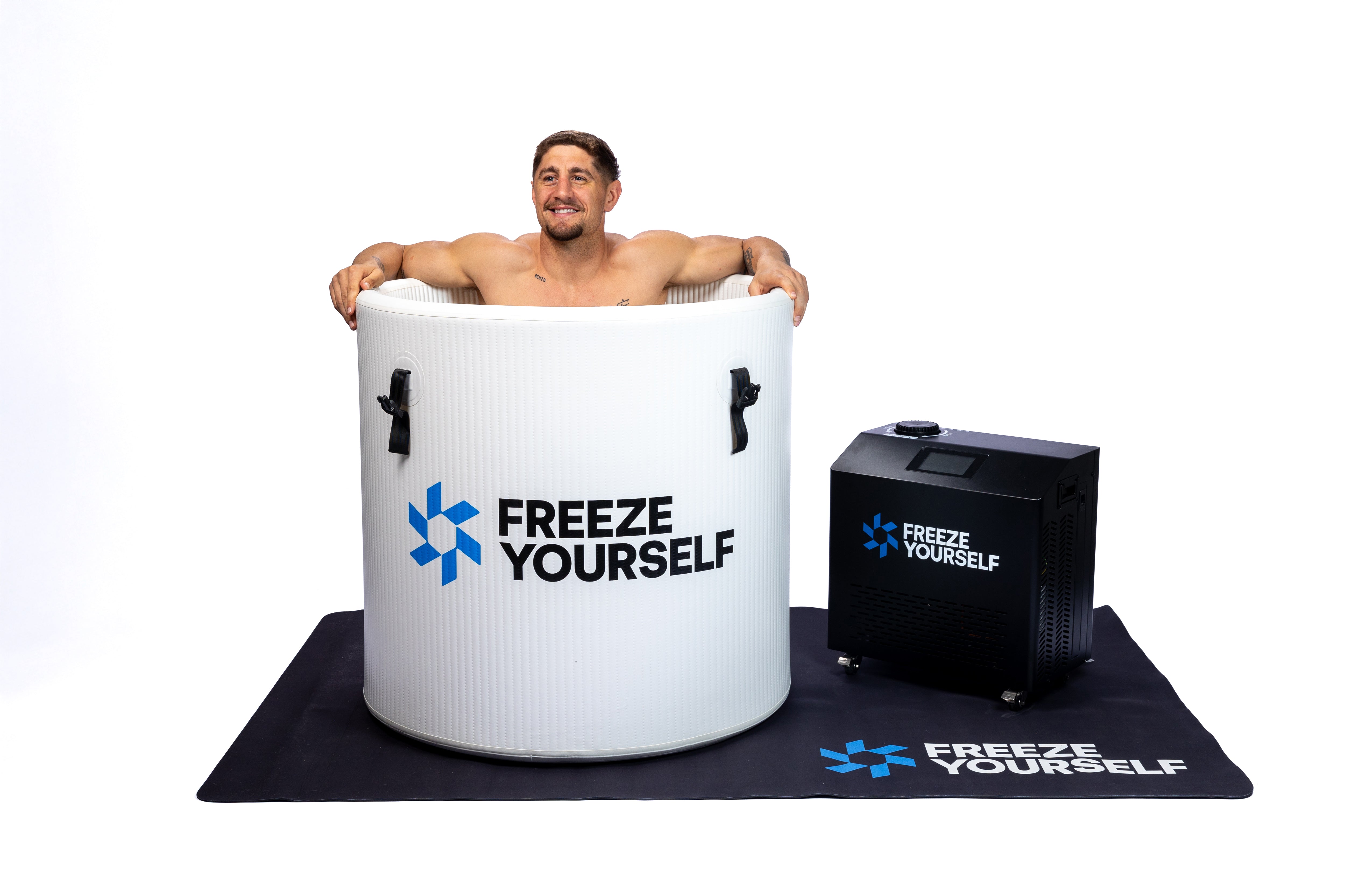 Barrel ice bath